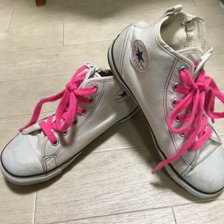 コンバース(CONVERSE)のダンス！ライブ！コンバースハイカットジュニア用(スニーカー)