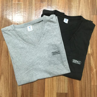 ステューシー(STUSSY)のstussy Vネックシャツ 2枚セット(Tシャツ/カットソー(半袖/袖なし))