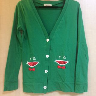 レピピアルマリオ(repipi armario)のrepipi arumario☆レピピ  綿カーディガン *size S(カーディガン)