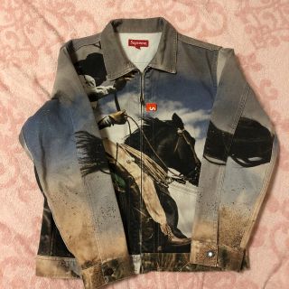 シュプリーム(Supreme)の【新品】17ss カウボーイデニムジャケット Sサイズ 国内正規品 新品(Gジャン/デニムジャケット)