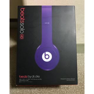 ビーツバイドクタードレ(Beats by Dr Dre)のbeats solo HD パープル(ヘッドフォン/イヤフォン)