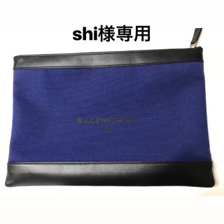 バレンシアガバッグ(BALENCIAGA BAG)のバレンシアガ  クラッチ青✨美品(クラッチバッグ)