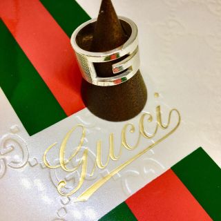 グッチ(Gucci)のぽんきち様専用 GUCCI シルバーリング Gロゴ サイズ12号(リング(指輪))