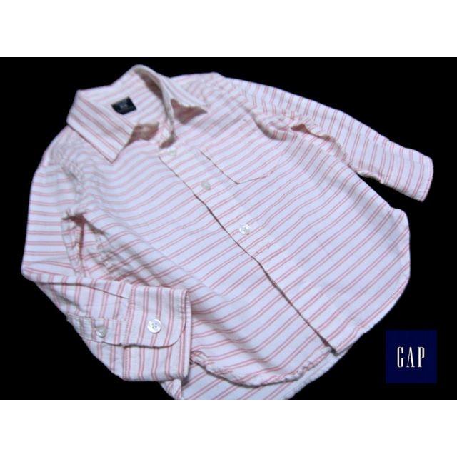 babyGAP(ベビーギャップ)の■GAP/ギャップ■ ベビー　90cm ボーダーシャツ  キッズ/ベビー/マタニティのキッズ服男の子用(90cm~)(ブラウス)の商品写真