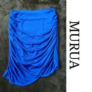 ムルーア(MURUA)の【MURUA】ドレープスカート＊新品同様(ミニスカート)