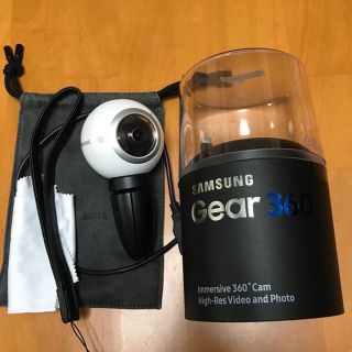 サムスン(SAMSUNG)のGear360 Samsung 360°カメラ 美品(フィルムカメラ)