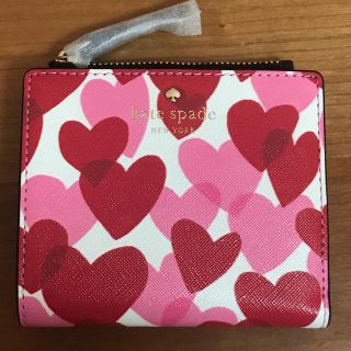 ケイトスペードニューヨーク(kate spade new york)の★新品★ケイトスペード ハート柄ミニサイフ・yours truly adalyn(財布)