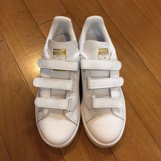 アディダス(adidas)のスタンスミス ゴールド 24センチ(スニーカー)