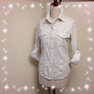 美品⭐︎ビンテージ風ストライプシャツ⭐︎(シャツ/ブラウス(長袖/七分))