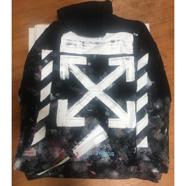 【お取り寄せ】 OFF-WHITE whtie off - パーカー 【お取り寄せ】 OFF-WHITE whtie off - パーカー