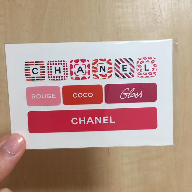 CHANEL(シャネル)のCHANEL ノベルティステッカー エンタメ/ホビーのコレクション(ノベルティグッズ)の商品写真