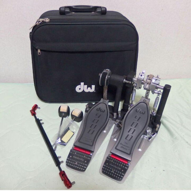 DW-9002 新型 メンテ済 ツインペダル ケース付き DW-9000 | www