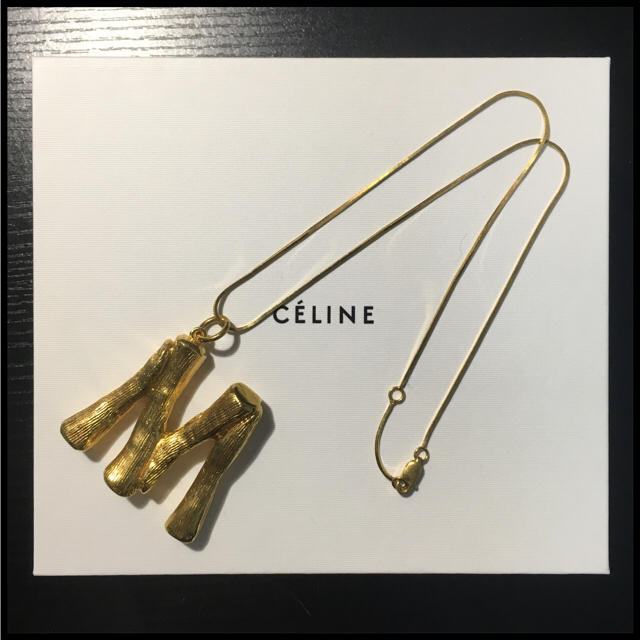 celine - 【 値下げ 新品 未使用 】CELINE ゴールド アルファベット ネックレスの通販 by MH IMPORT｜セリーヌならラクマ