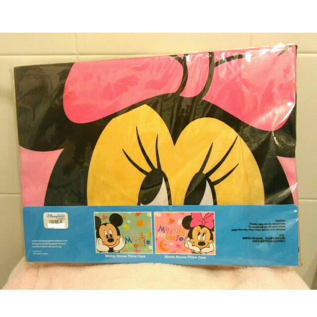 ミッキーマウス(ミッキーマウス)の香港ディズニー ミッキー&ミニー枕カバー インテリア/住まい/日用品の寝具(シーツ/カバー)の商品写真