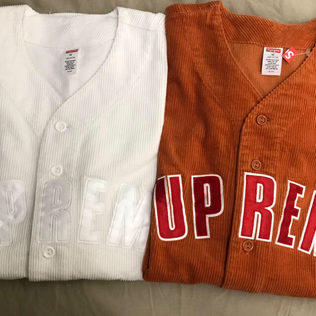 Supreme(シュプリーム)のSupreme Corduroy Baseball Jeraey M メンズのトップス(ジャージ)の商品写真