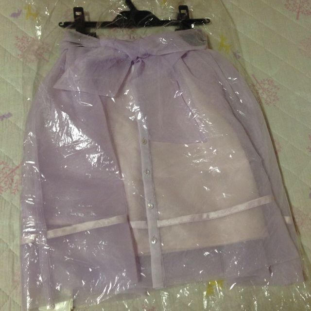 SNIDEL(スナイデル)の新品 snidel オーガンジースカート レディースのスカート(ひざ丈スカート)の商品写真