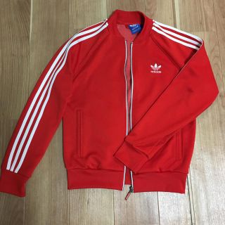 アディダス(adidas)のアディダス ジャージ トラックトップ Lサイズ レッド メンズ(ジャージ)