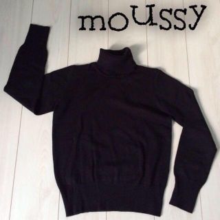 マウジー(moussy)のBASIC TURTLE POK(ニット/セーター)