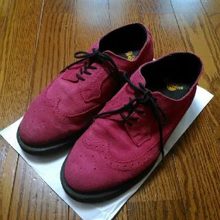 ドクターマーチン(Dr.Martens)のDr.Martens 希少 ピンク スウェード(ローファー/革靴)