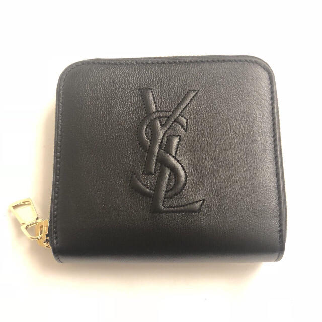 Saint Laurent(サンローラン)の 新品未使用 サンローラン 折りたたみ財布 黒 レディースのファッション小物(財布)の商品写真