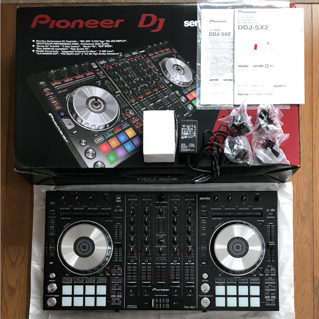 Pioneer(パイオニア)の超美品‼︎Pioneer DDJ-SX2 serato DJコントローラ 楽器のDJ機器(DJコントローラー)の商品写真