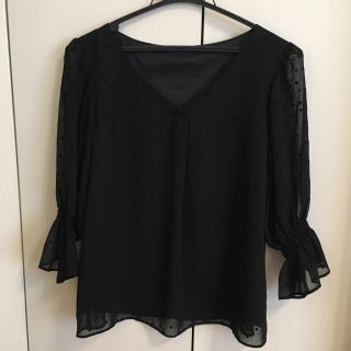 プロポーションボディドレッシング(PROPORTION BODY DRESSING)のPROPORTION BODYDRESSINGシフォンドットブラウス(シャツ/ブラウス(長袖/七分))