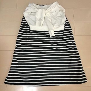 アズールバイマウジー(AZUL by moussy)の◆春夏用 アズールバイマウジー ボーダー ロング スカート◆(ロングスカート)