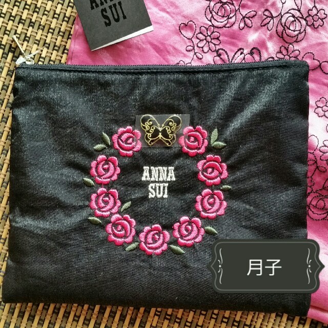 ANNA SUI(アナスイ)の【ANNA SUI・アナスイ】収納ポーチ付きエコバッグ レディースのバッグ(エコバッグ)の商品写真