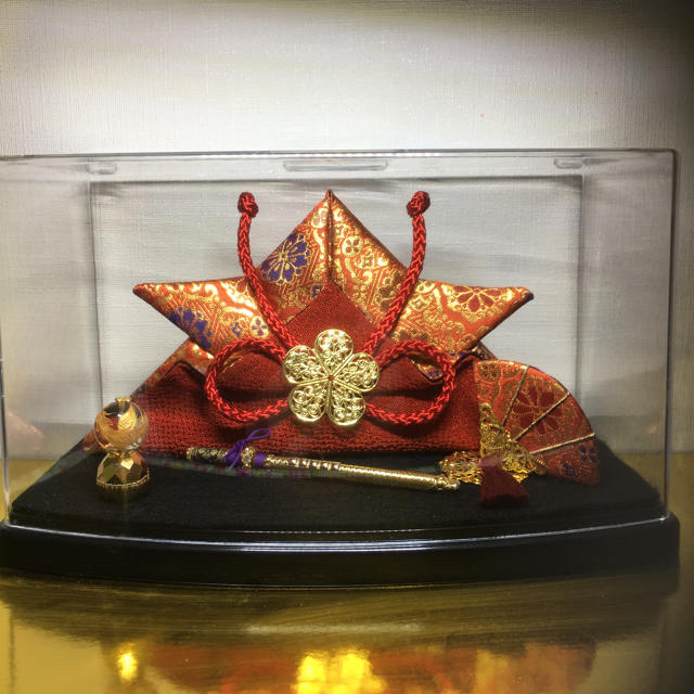 兜 端午の節句 金襴 兜 端午の節句 金襴
