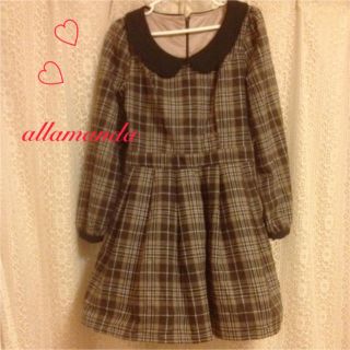 アラマンダ(allamanda)の送料無料🎀allamandaワンピース(ミニワンピース)