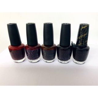 オーピーアイ(OPI)の【新品】　OPI　ダーク系　マニキュア　まとめ売り(マニキュア)