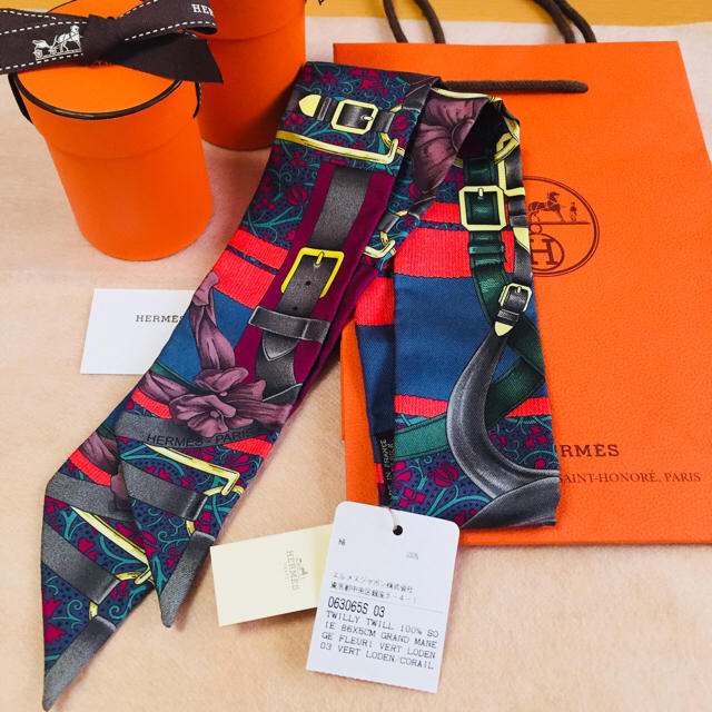 エルメス ツイリー 2本 セット バーキン 美品 速けれ エルメス ツイリー 2本 セット バーキン 美品 速けれ