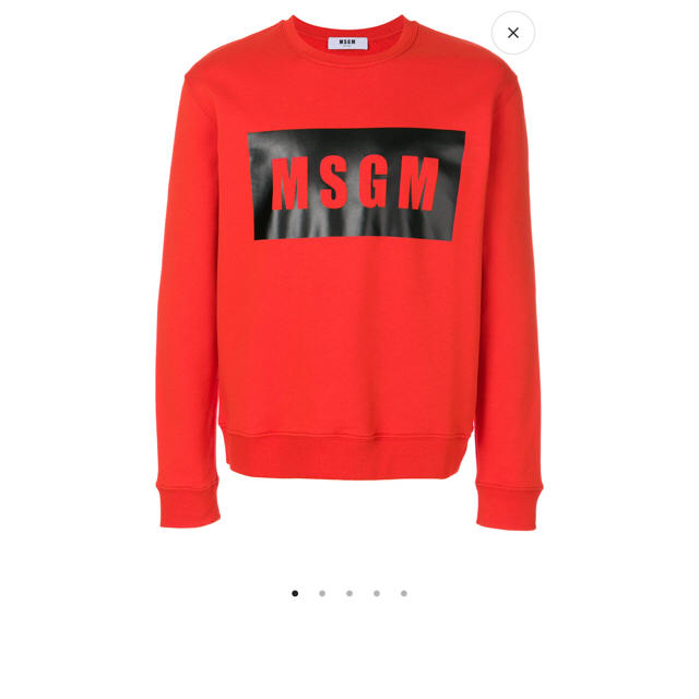 MSGM(エムエスジイエム)のMSGM トレーナー size m メンズのトップス(スウェット)の商品写真