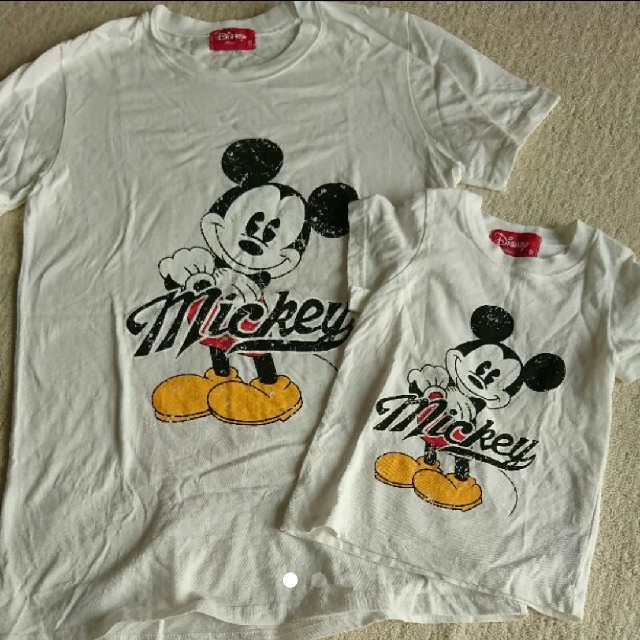 Disney(ディズニー)のミッキー 親子コーデ レディースのトップス(Tシャツ(半袖/袖なし))の商品写真