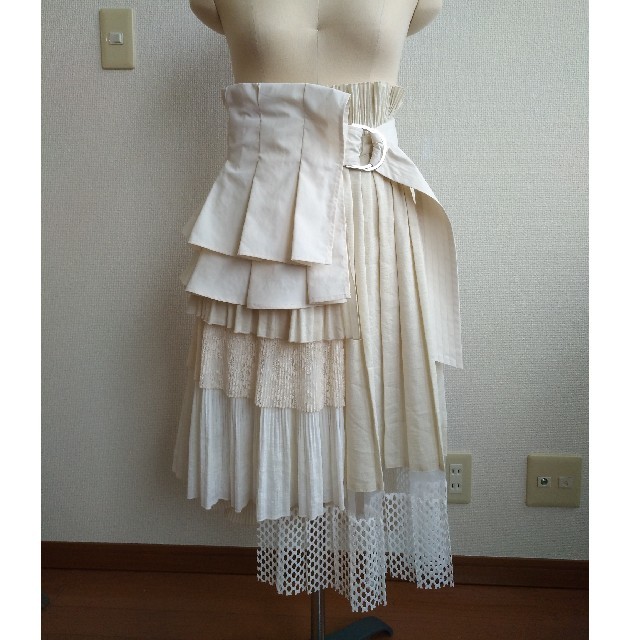 STUDIOUS(ステュディオス)のUnited tokyo　プリーツレイヤードスカート レディースのスカート(ロングスカート)の商品写真