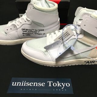 オフホワイト(OFF-WHITE)の限定正規 AIR JORDAN 1 x OFF-WHITE NRG US10.5(スニーカー)