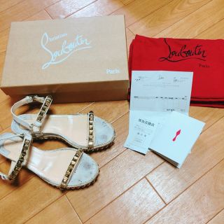 クリスチャンルブタン(Christian Louboutin)の最終値下げ クリスチャンルブタン カタクロウ ホワイト(サンダル)