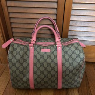 グッチ(Gucci)のえむ様専用お取り置き GUCCI ボストン型 ピンク(ボストンバッグ)