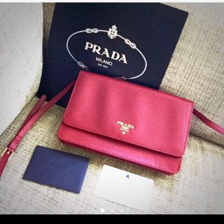 プラダ(PRADA)のPRADA  プラダ  ショルダー  ウォレット(ショルダーバッグ)