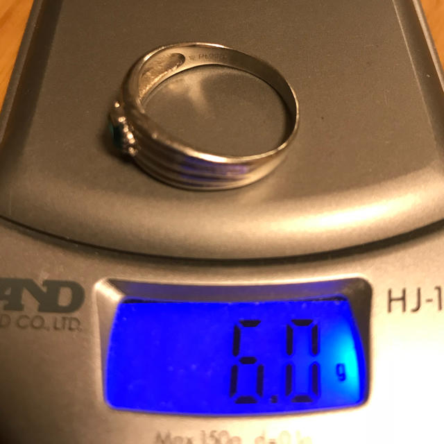pt900 エメラルド ダイヤ0.02ct リング レディースのアクセサリー(リング(指輪))の商品写真