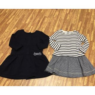 プチバトー(PETIT BATEAU)のプチバトー ワンピセット18m(ワンピース)