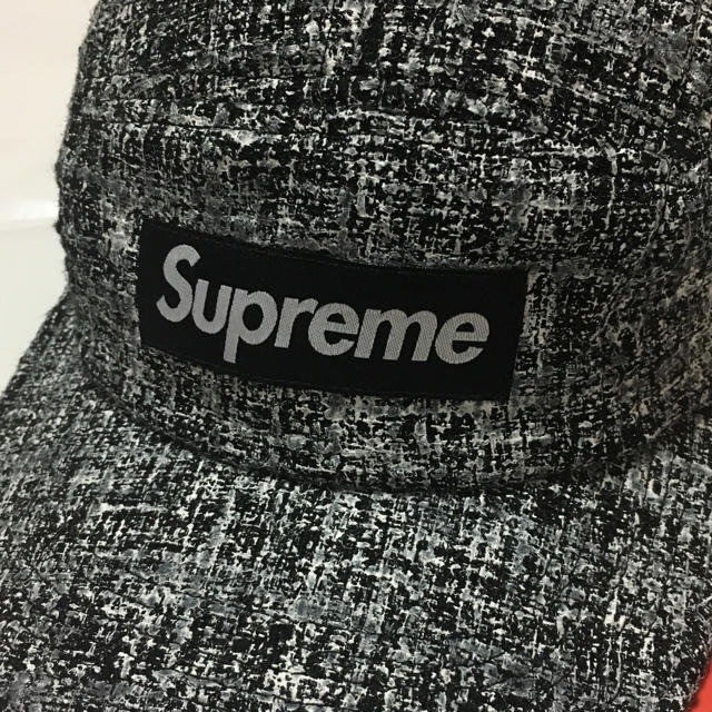 メンズ送料無料 Bouclé Camp Cap supreme