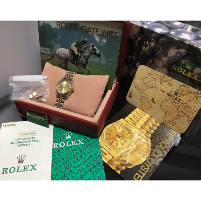 腕時計ROLEX デイトジャスト /ダイヤ10p YG