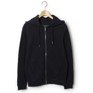 ザラ(ZARA)の☆ZARA/ザラ ジップアップ パーカー/メンズ/M/ネイビー☆新品(パーカー)