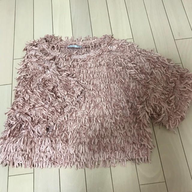 ZARA(ザラ)のZARA フリンジトップス レディースのトップス(カットソー(半袖/袖なし))の商品写真