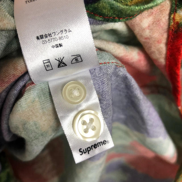 Supreme(シュプリーム)のsupreme シャツ 花柄 TOP着用 国内正規 m  メンズのトップス(Tシャツ/カットソー(半袖/袖なし))の商品写真