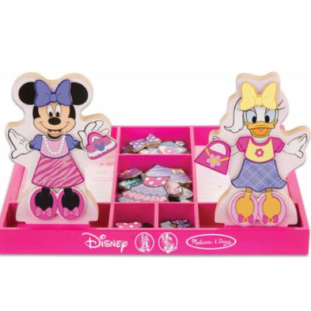 Disney(ディズニー)の日本未発売◆ ミニー&デイジー ウッドパズル 着せ替え キッズ/ベビー/マタニティのおもちゃ(知育玩具)の商品写真