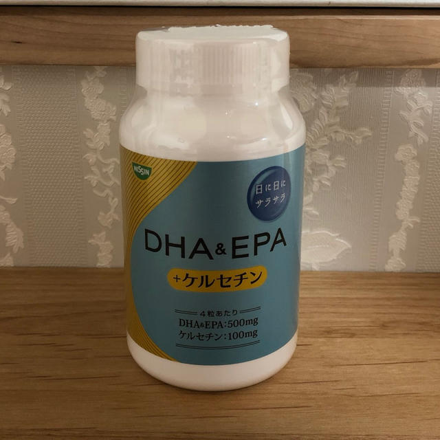 日清食品(ニッシンショクヒン)の日清食品 DHA&EPA＋ケルセチン1瓶(120粒) 食品/飲料/酒の健康食品(その他)の商品写真