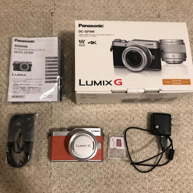 Panasonic(パナソニック)のほぼ新品  LUMIX  gf9 標準レンズ付き スマホ/家電/カメラのカメラ(ミラーレス一眼)の商品写真