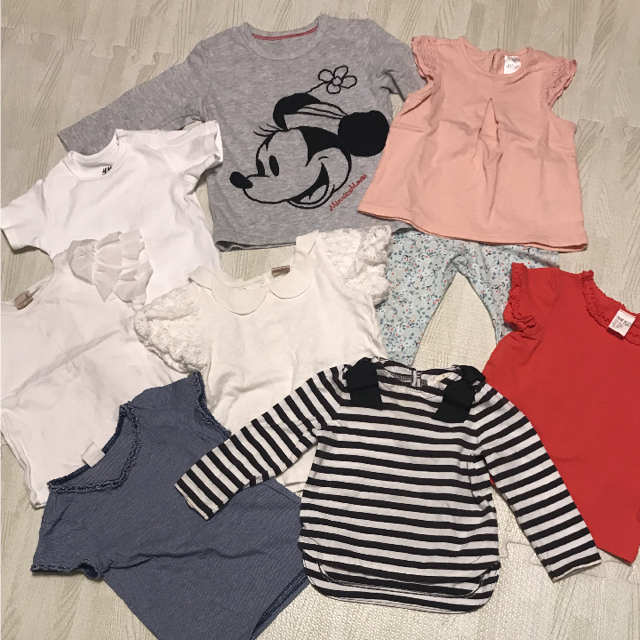 H&M(エイチアンドエム)の子供服 80セット キッズ/ベビー/マタニティのベビー服(~85cm)(その他)の商品写真